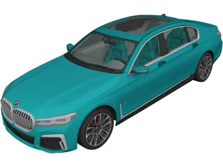 BMW 745Le (2020) 3D Model