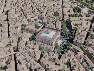 Aix-en-Provence City, France (2020) 3D Model