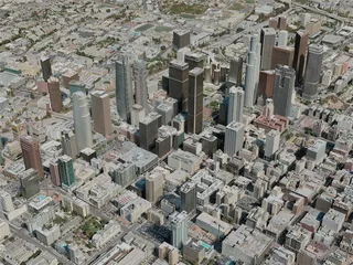 Los Angeles City, USA (2020) 3D Model