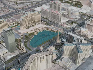 Las Vegas City, The Strip, USA (2020) 3D Model