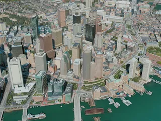 Boston City, USA (2020) 3D Model