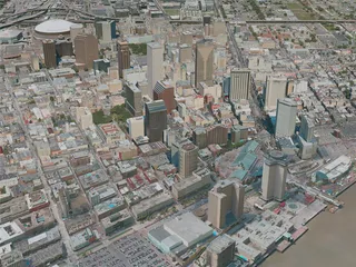 New Orleans City, USA (2020) 3D Model