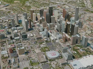 Houston City, USA (2020) 3D Model