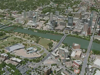 Austin City, USA (2020) 3D Model