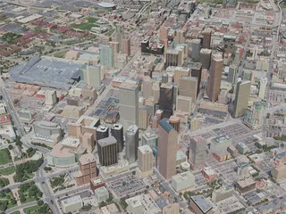 Denver City, USA (2020) 3D Model