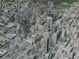 Montreal City, Canada (2020) 3D Model