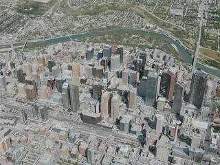 Calgary City, Canada (2020) 3D Model