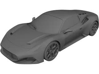 Maserati MC20 (2021) 3D Model