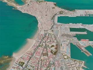 Cadiz City, Spain (2020) 3D Model