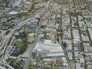 San Jose City, USA (2020) 3D Model