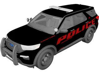 Ford Explorer Police (2020) 3D Model