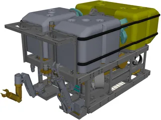 ROV Workclass CAD 3D Model