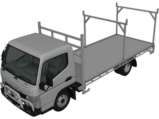 Mitsubishi Fuso Fighter Camion Benne 2020 Modèle 3D - Télécharger Véhicules  on