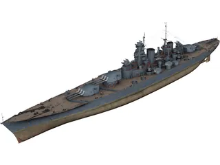 Sovetsky Soyuz Battleship 3D Model