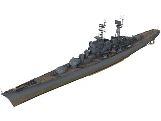 Moskva Russian Cruiser 3D Model