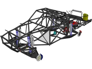 Prerunner Chassis 3D Model