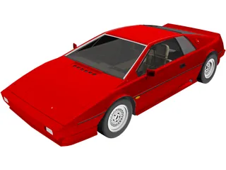 Lotus Esprit Turbo (1983) 3D Model 3D Preview