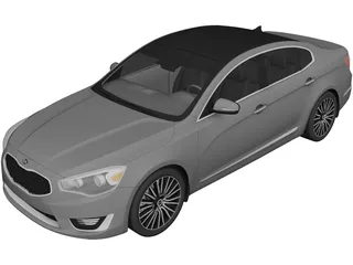 Kia Cadenza (2014) 3D Model