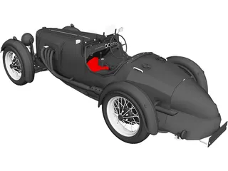 Aston Martin Ulster (1935) 3D Model