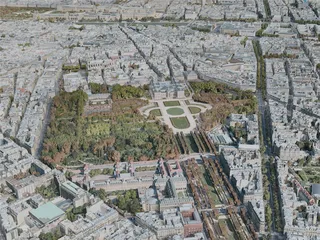 Paris City, France (2020) 3D Model
