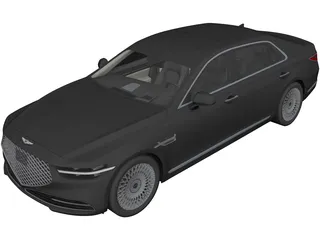 Genesis G90 (2020) 3D Model