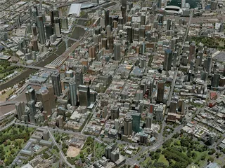 Melbourne City, Australia (2020) 3D Model