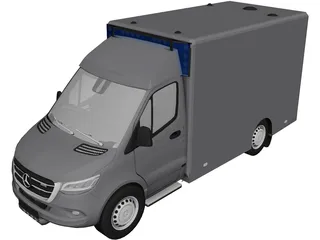 Mercedes-Benz Ambulance 3D Model