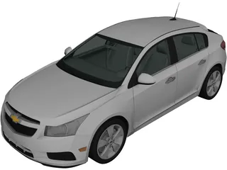 Chevrolet Cruze Hatchback (2012) 3D Model 3D Preview