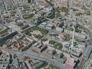 Berlin City, Germany (2020) 3D Model