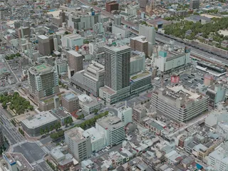 Fukuyama City, Japan (2020) 3D Model