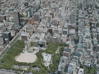 Nagoya City, Japan (2020) 3D Model