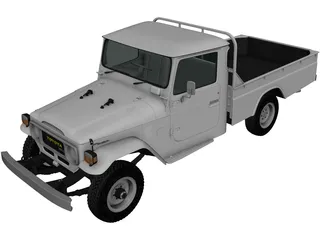 Toyota Land Cruiser Pickup (1979) 3D Model