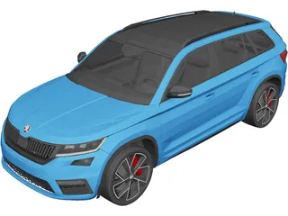 Skoda Kodiaq RS (2020) 3D Model