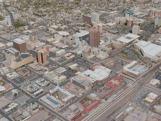 Albuquerque City, USA (2020) 3D Model