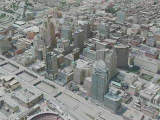 Cincinnati City, USA (2020) 3D Model