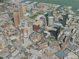 Cleveland City, USA (2020) 3D Model