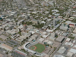 Fresno City, USA (2020) 3D Model