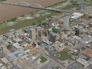 Memphis City, USA (2020) 3D Model