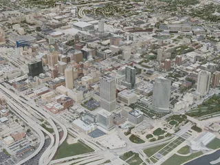 Milwaukee City, USA (2020) 3D Model