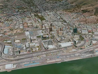 Cape Town City, South Africa (2020) 3D Model