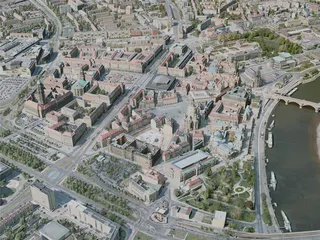 Dresden City, Germany (2020) 3D Model