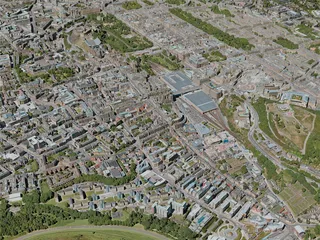 Edinburgh City, UK (2020) 3D Model