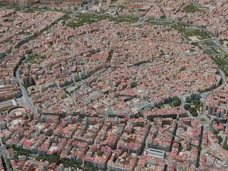 Valencia City, Spain (2020) 3D Model