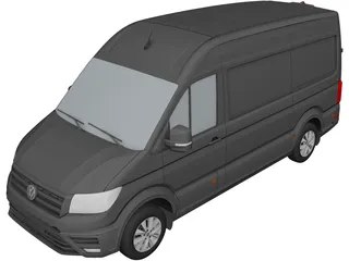 Volkswagen Crafter (2017) 3D Model