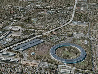 Cupertino City, USA (2020) 3D Model