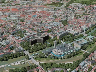 Munich City, Germany (2020) 3D Model