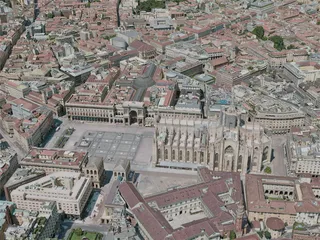Milan City, Italy (2020) 3D Model