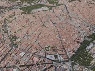 Madrid City, Spain (2020) 3D Model