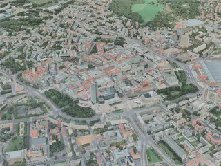 Leipzig City, Germany (2020) 3D Model