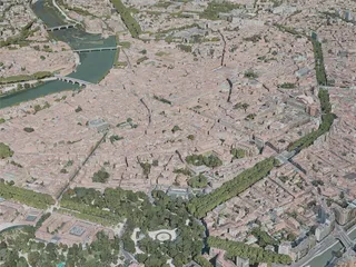 Toulouse City, France (2020) 3D Model